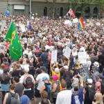 MASSIVE Melbourne Australia Protest Against Mandates, Segregation & Terribly EVIL Proposed Bill