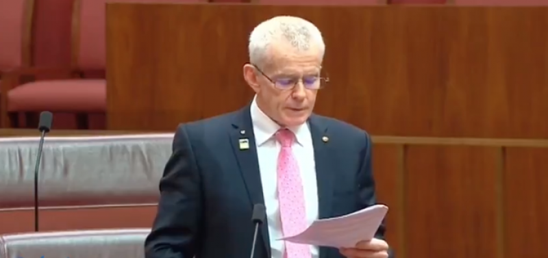 Australian Senator Malcolm Roberts denounces the WEF and its supporters