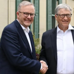 Bill Gates meets with Anthony Albanese in Sydney