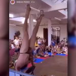 Shock Video: Disgusting Drag Men Striptease in Front of Babies